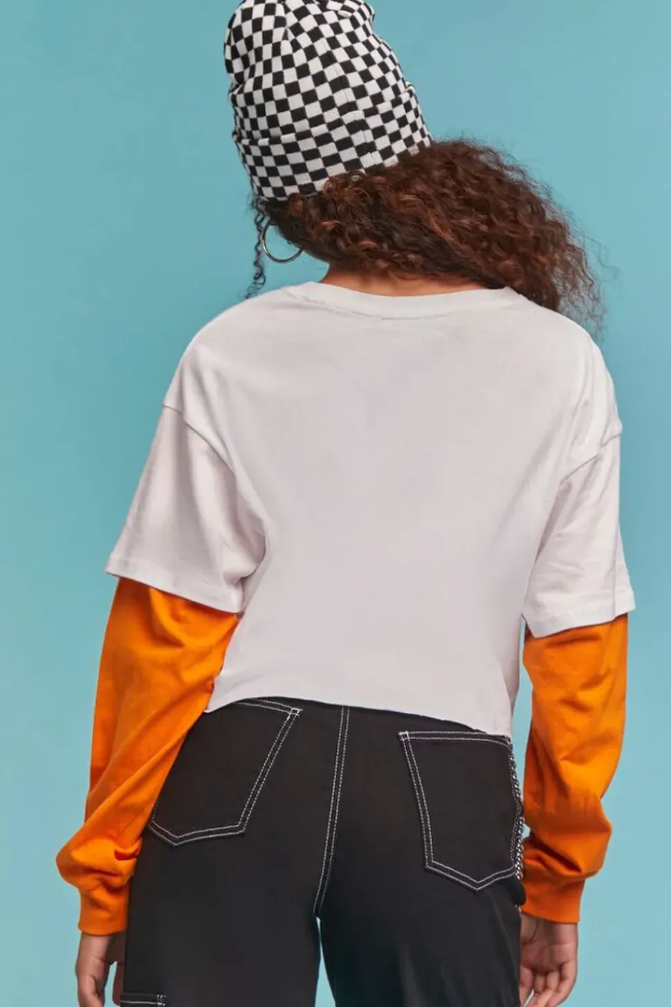 Airwalk Cropped Combo Tee