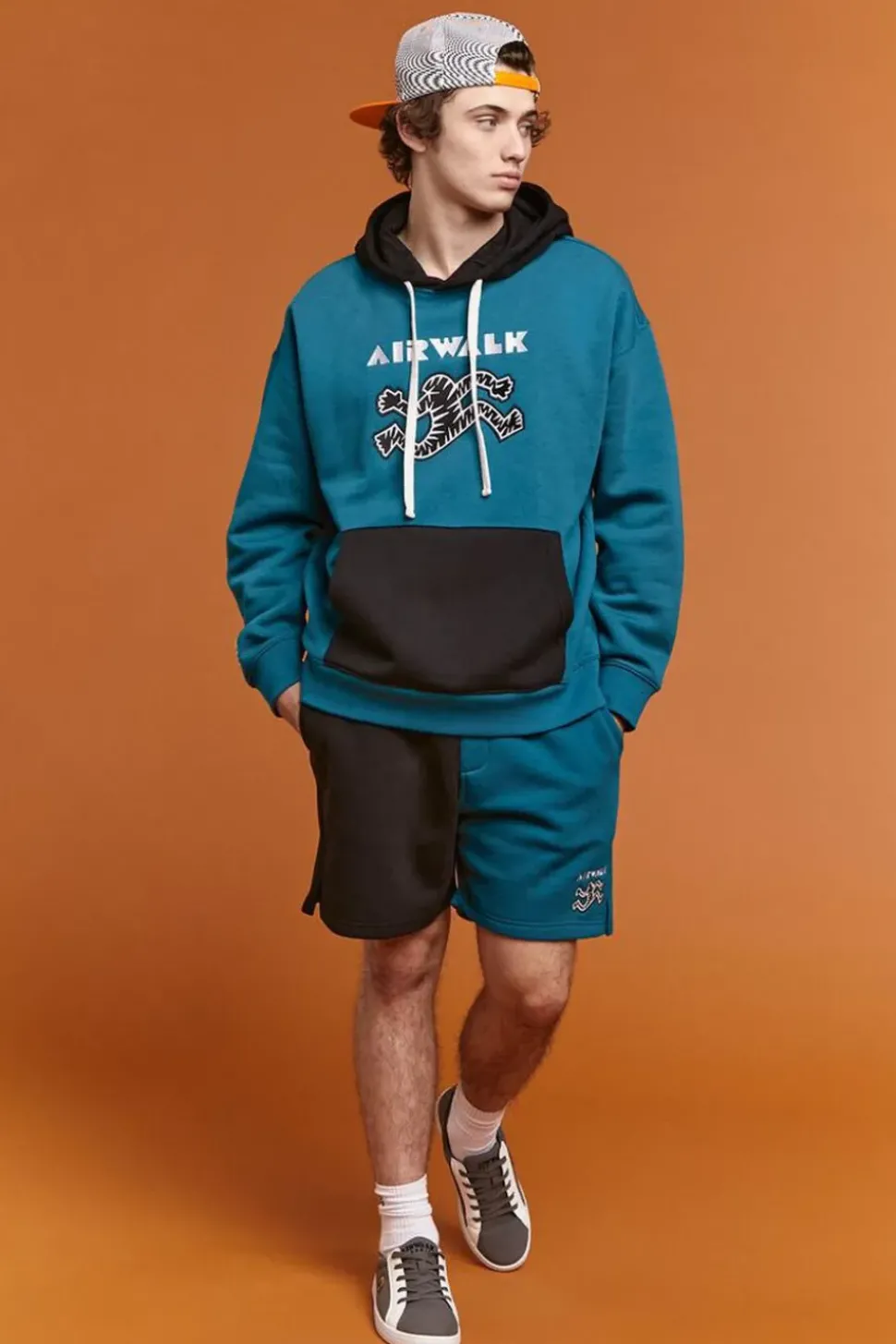 Airwalk Embroidered Fleece Hoodie