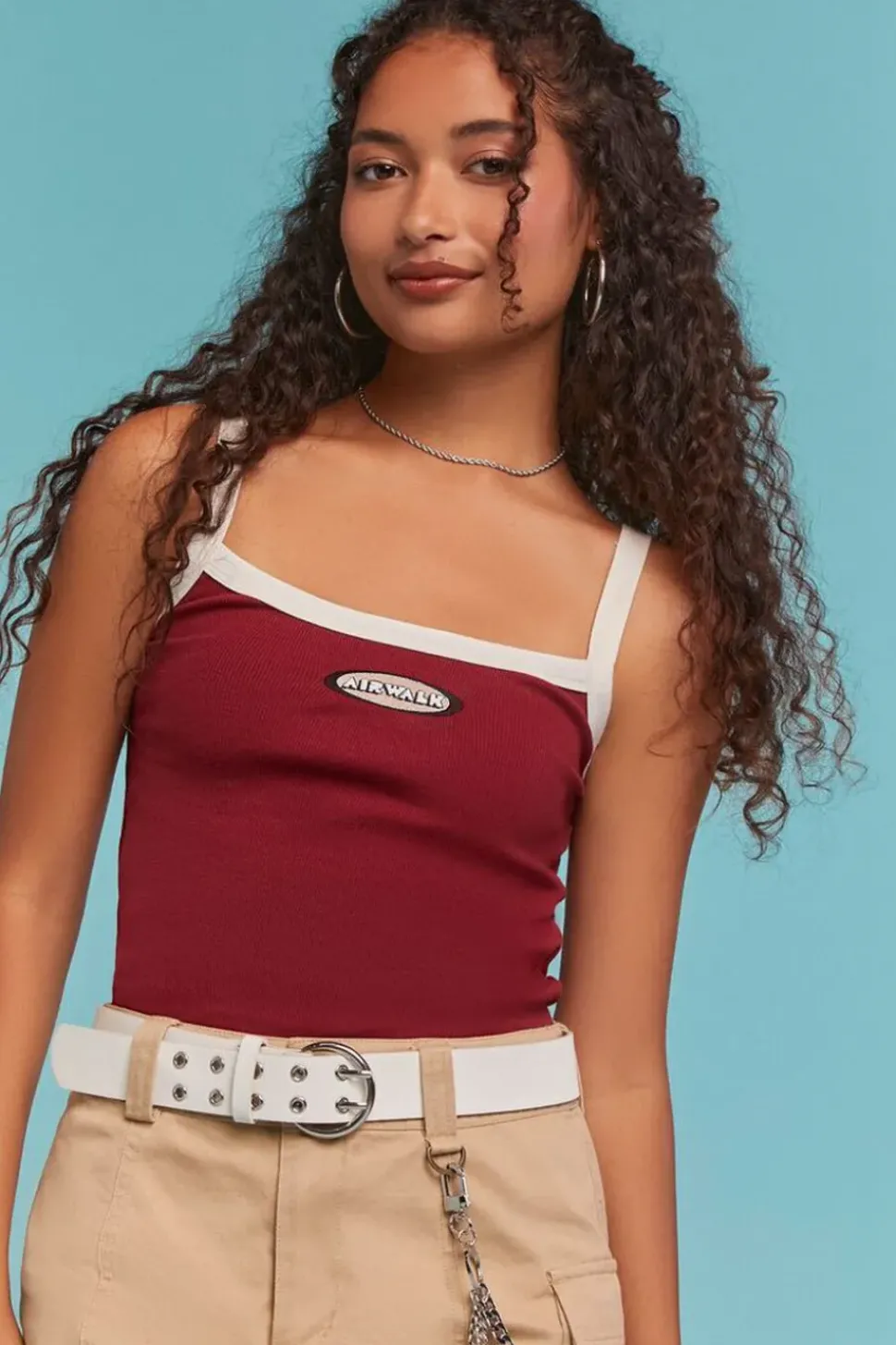 Airwalk Embroidered Graphic Cami