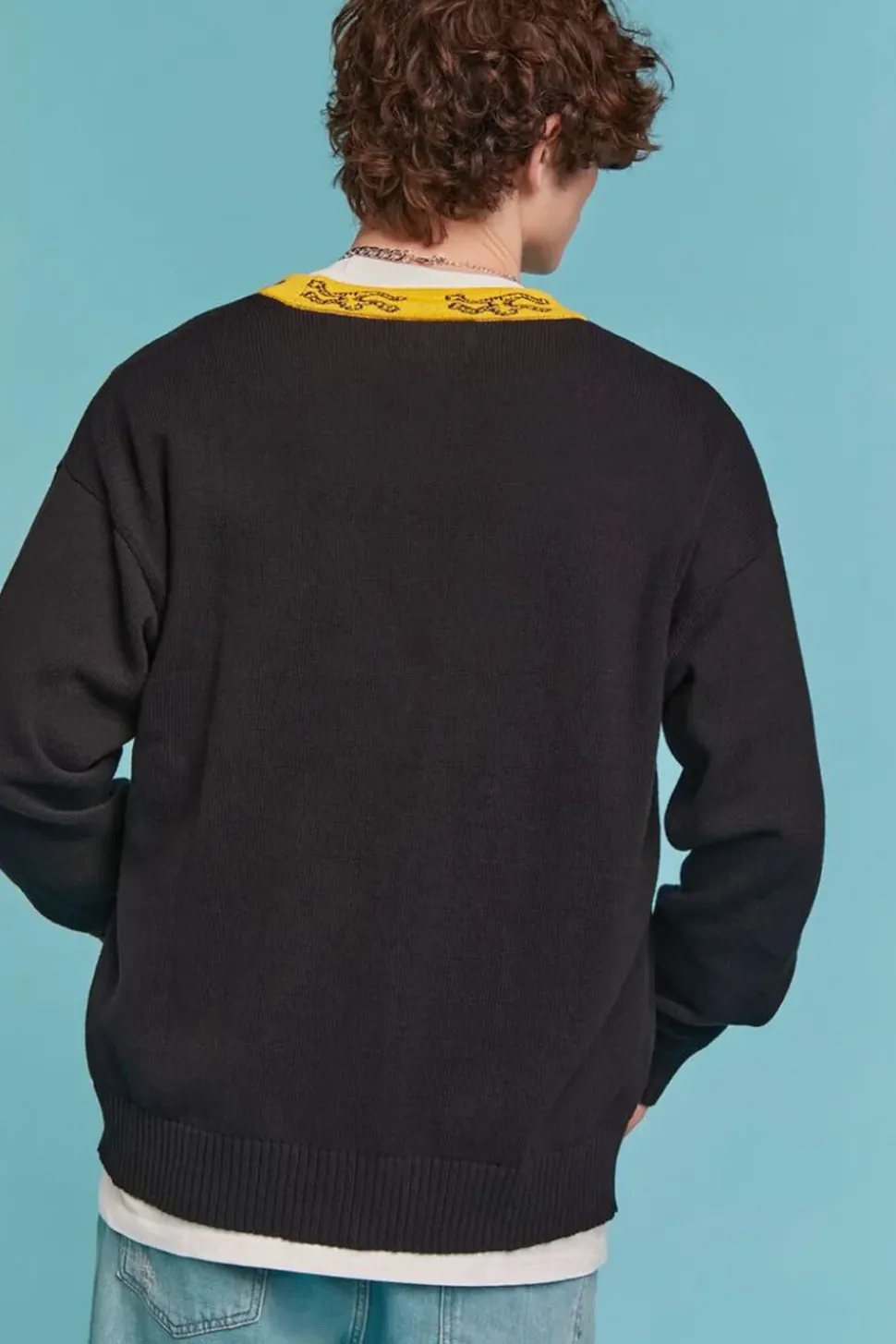 Airwalk Graphic Cardigan Sweater