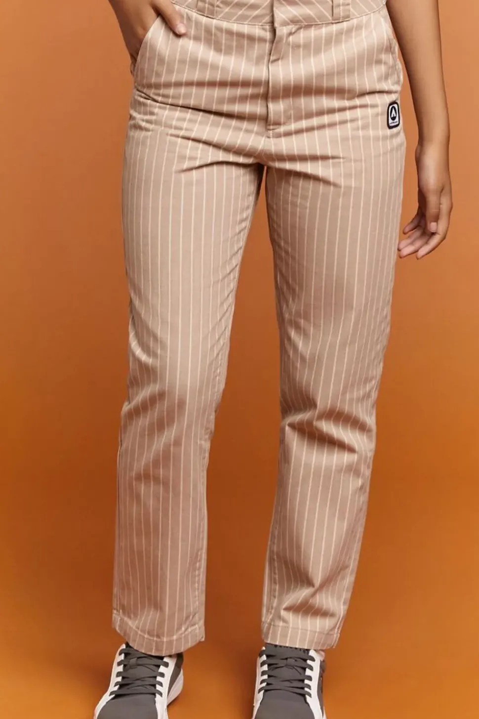 Airwalk Pinstriped Twill Pants