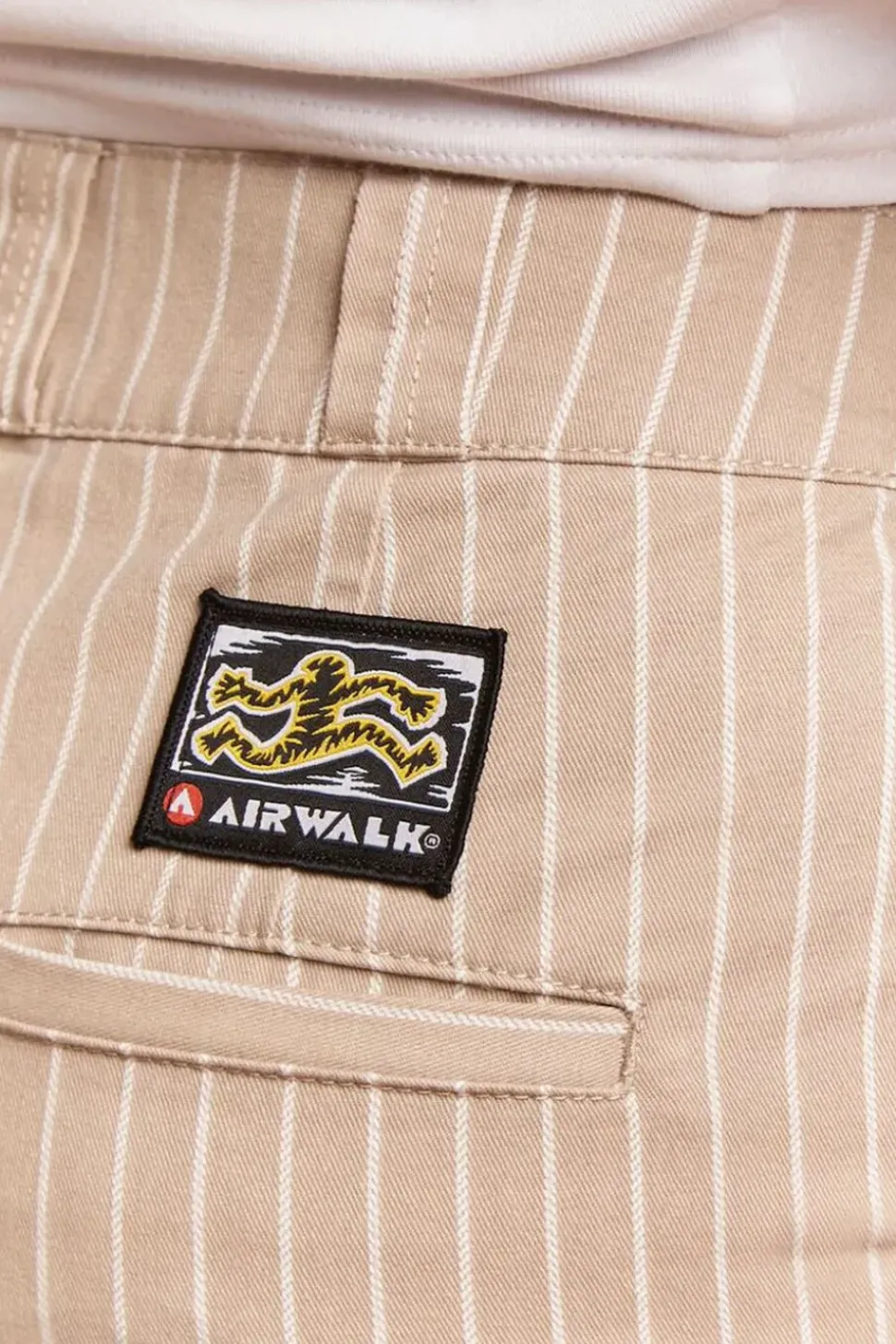 Airwalk Pinstriped Twill Pants