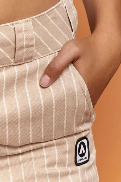 Airwalk Pinstriped Twill Pants