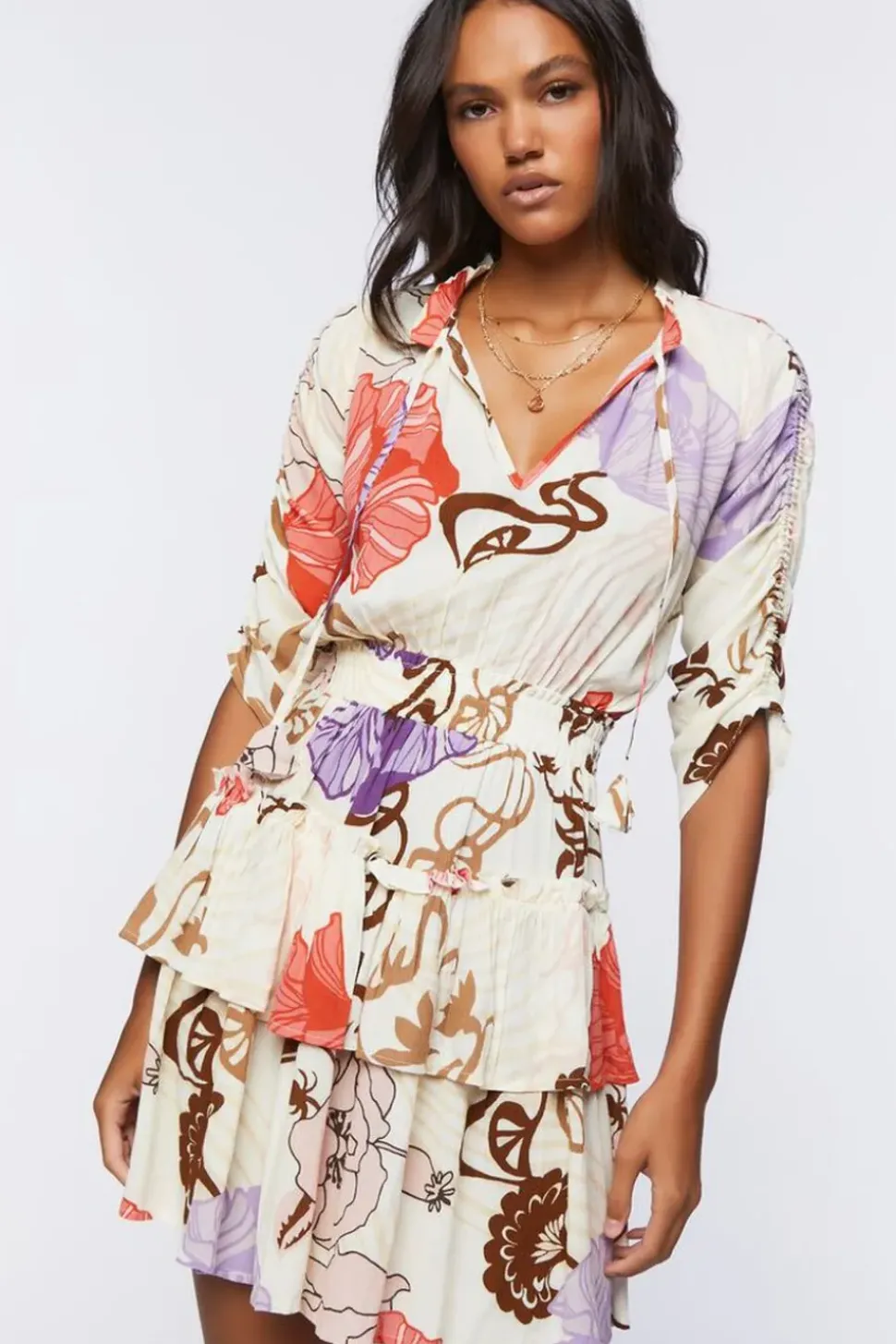 Animal Print Mini Dress