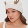Antlers Pom Pom Beanie
