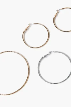 Assorted Hoop Earring Set