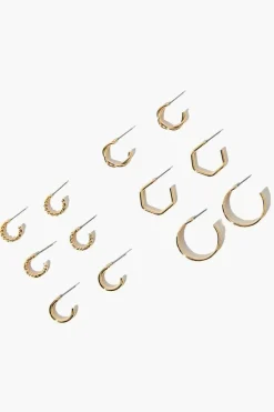 Assorted Hoop Earring Set