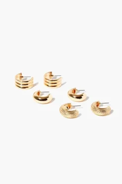 Assorted Hoop Earring Set