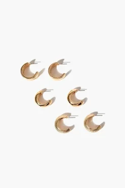 Assorted Hoop Earring Set