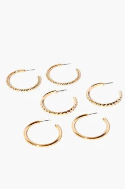 Assorted Hoop Earring Set