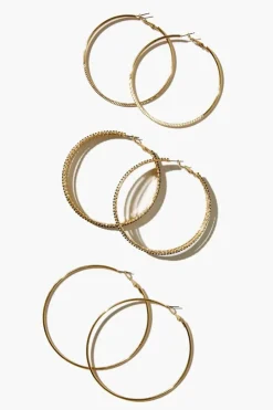 Assorted Hoop Earring Set