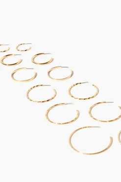 Assorted Hoop Earring Set