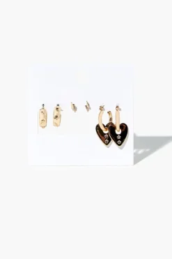 Assorted Stud & Hoop Earring Set
