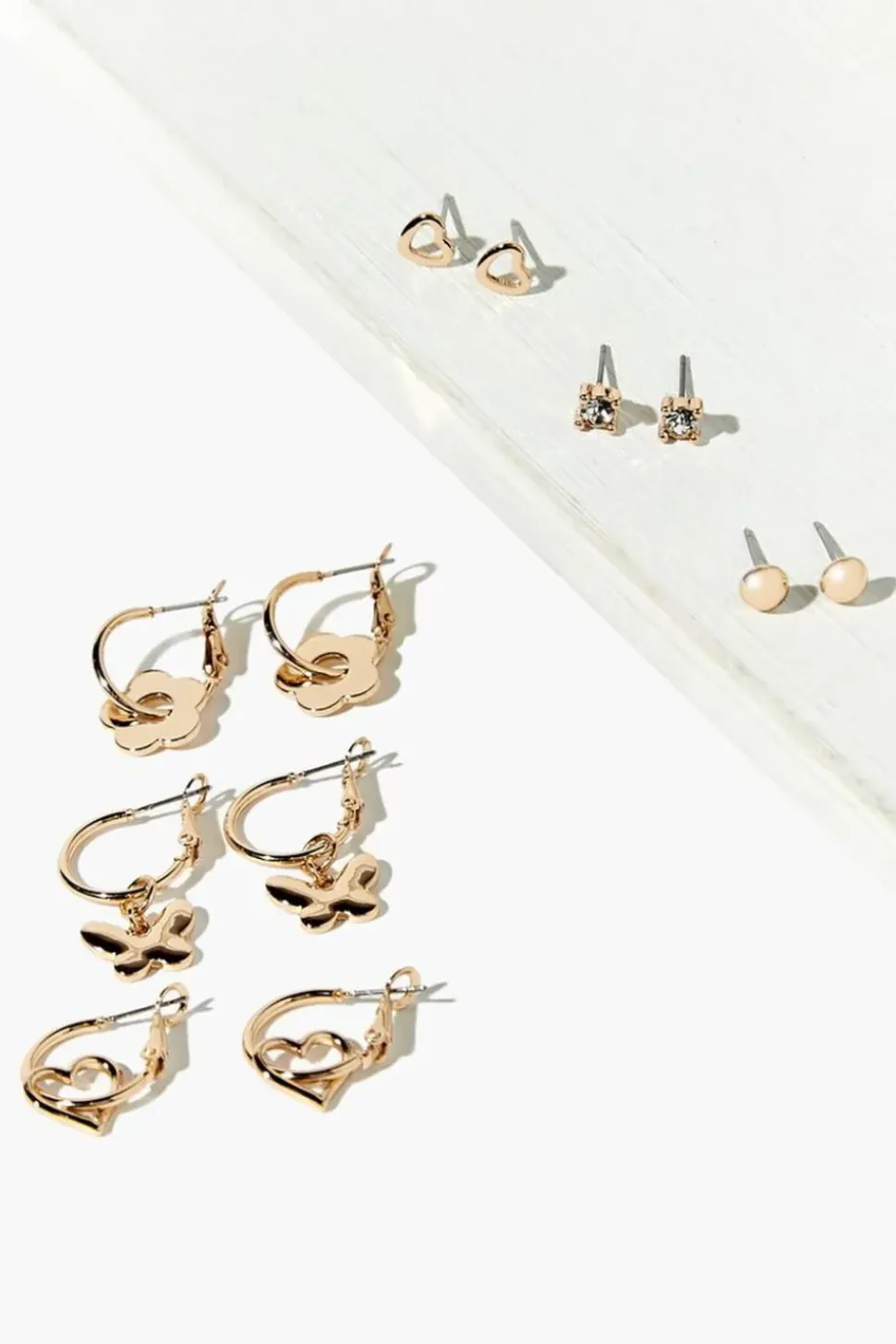 Assorted Stud & Hoop Earring Set
