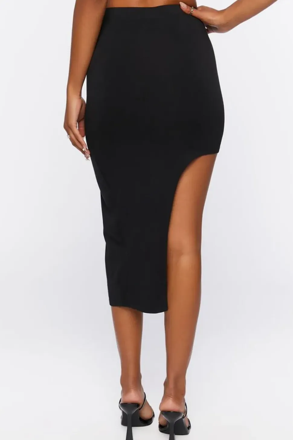 Asymmetrical Midi Skirt