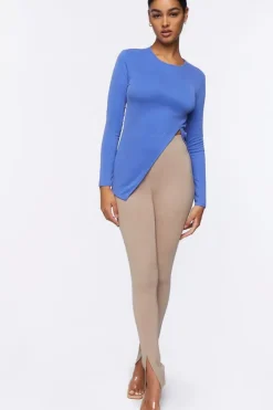 Asymmetrical Split-Hem Top