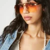 Aviator Frame Sunglasses