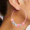 Baby Beaded Hoop Earrings