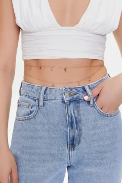 Baby Girl Charm Layered Belly Chain