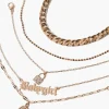 Babygirl Pendant Bracelet Set