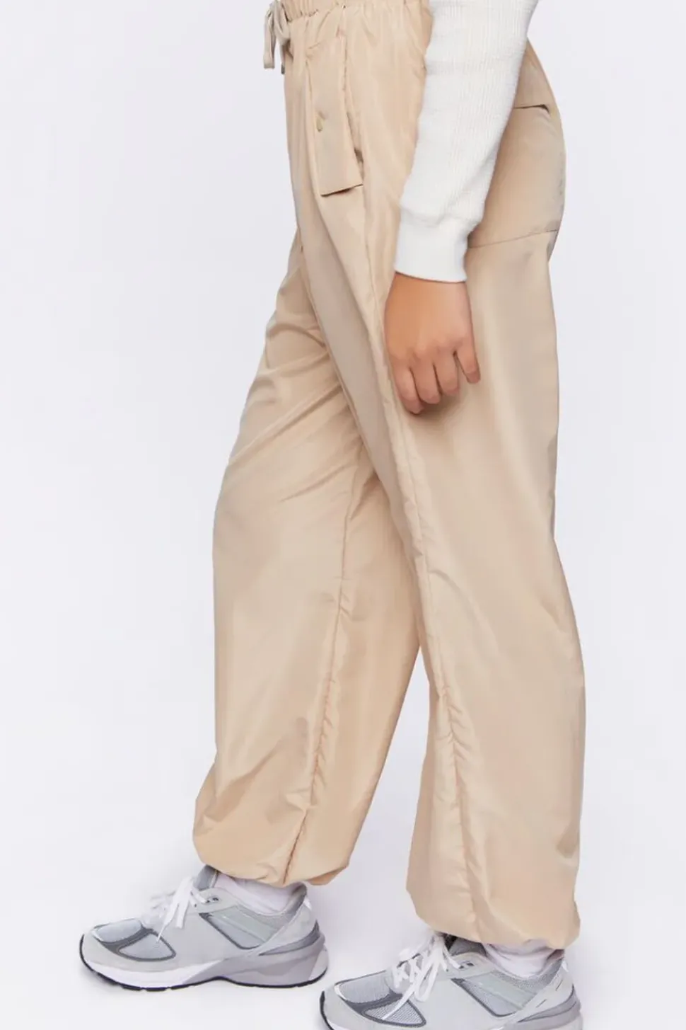 Baggy Windbreaker Parachute Pants