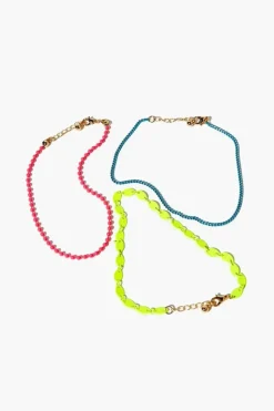 Ball Chain Anklet Set