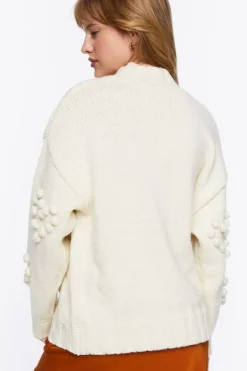 Ball Knit Heart Sweater