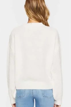 Balloon Sleeve Sweater-Knit Top