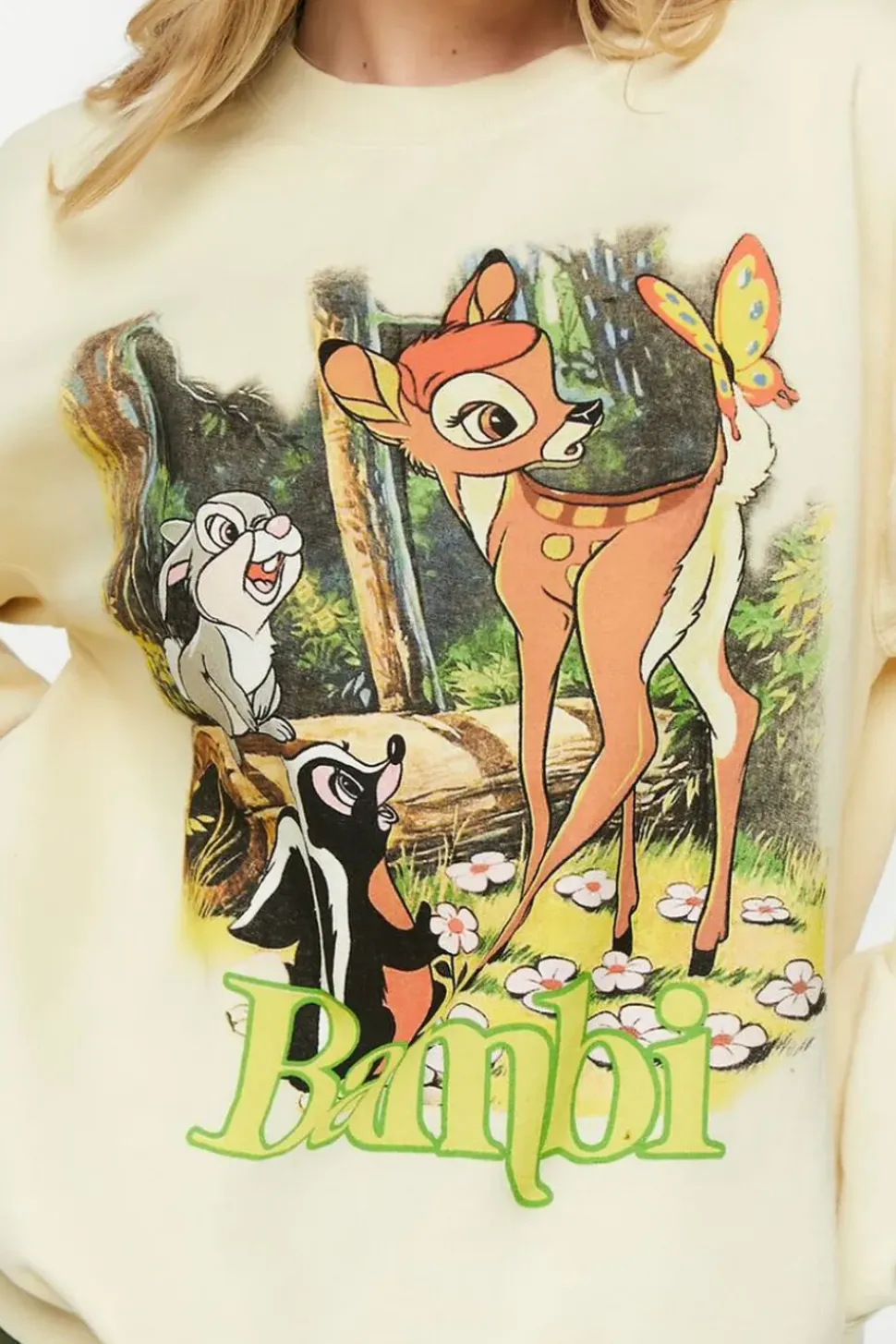 Bambi Graphic Pullover