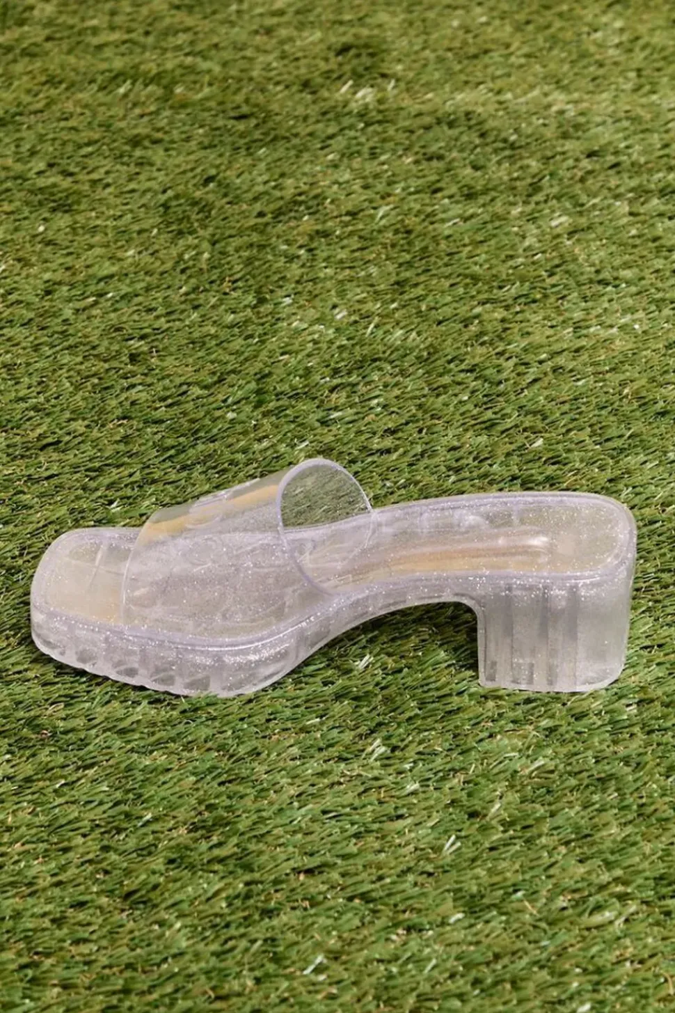 Barbie™ Glitter Jelly Block Heels