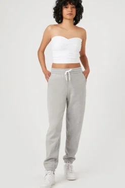 Basic Fleece Drawstring Joggers