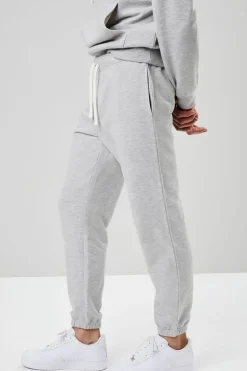 Basic Heathered Drawstring Joggers