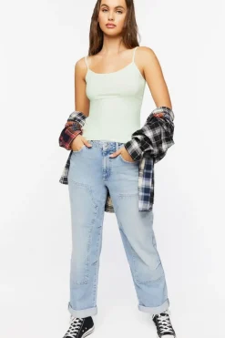 Basic Organically Grown Cotton Thin Strap Cami
