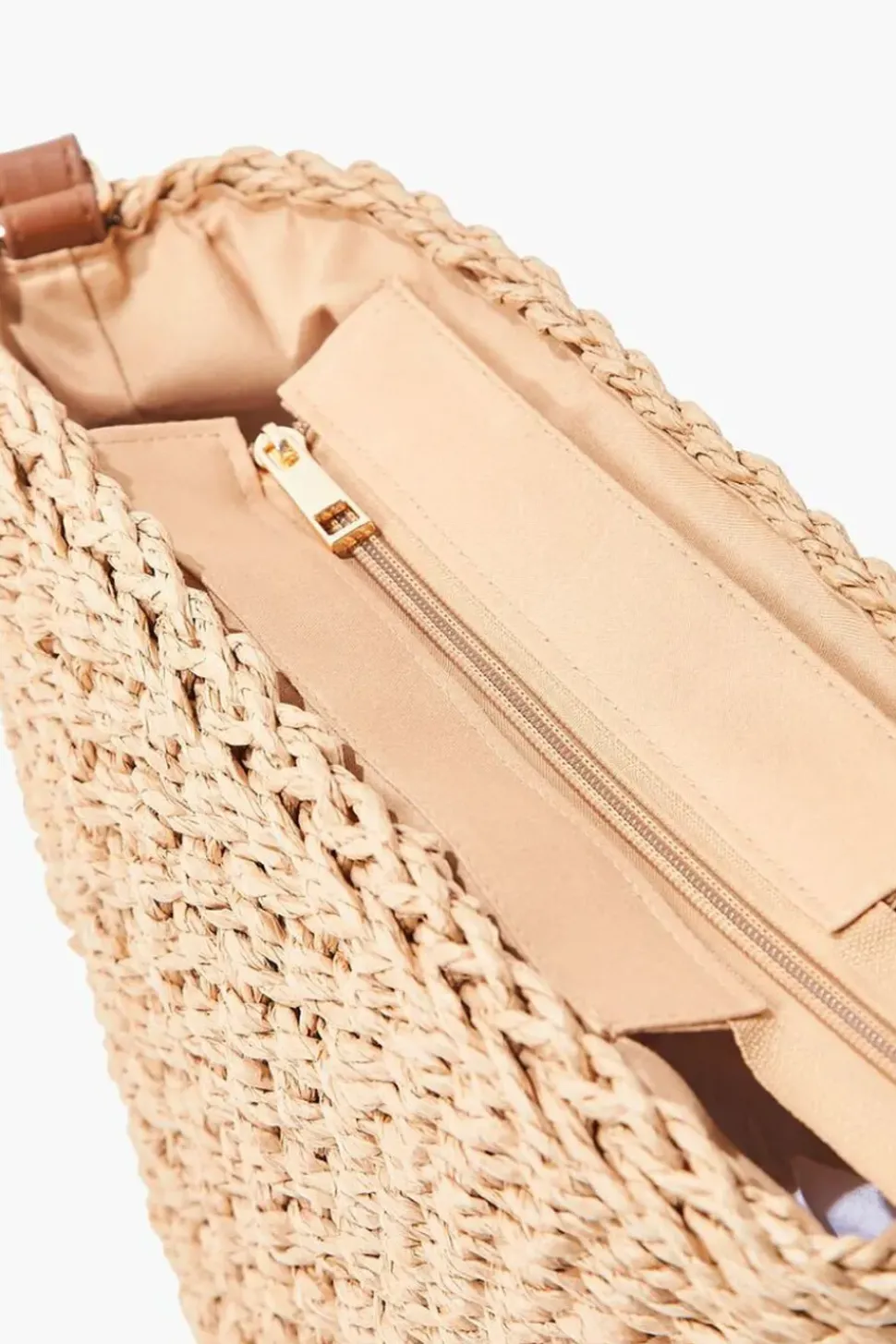 Basketwoven Crossbody Bag