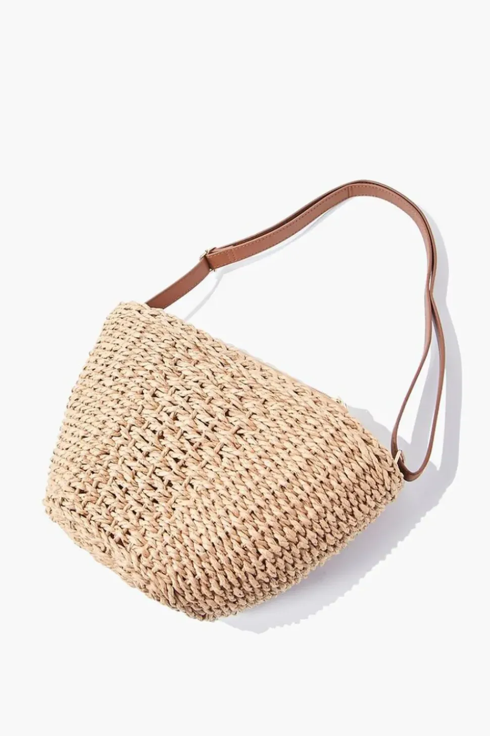 Basketwoven Crossbody Bag