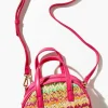 Basketwoven Crossbody Bag
