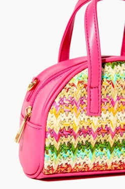 Basketwoven Crossbody Bag