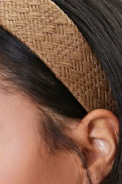 Basketwoven Straw Headband