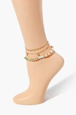 Beaded Anklet Set