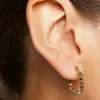Beaded Hoop Earrings