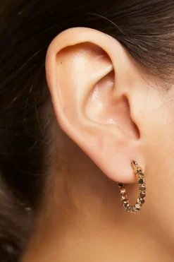 Beaded Hoop Earrings
