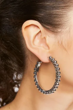 Beaded Hoop Earrings