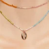 Beaded Shell Necklace Set