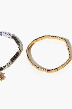 Beaded Stretch Bracelet Set