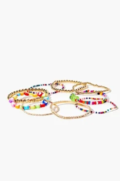 Beaded Stretch Bracelet Set