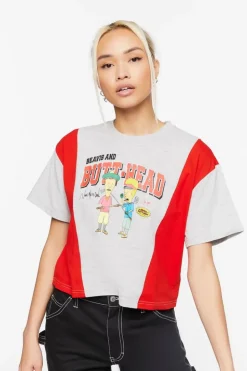 Beavis & Butt-Head Cropped Graphic Tee