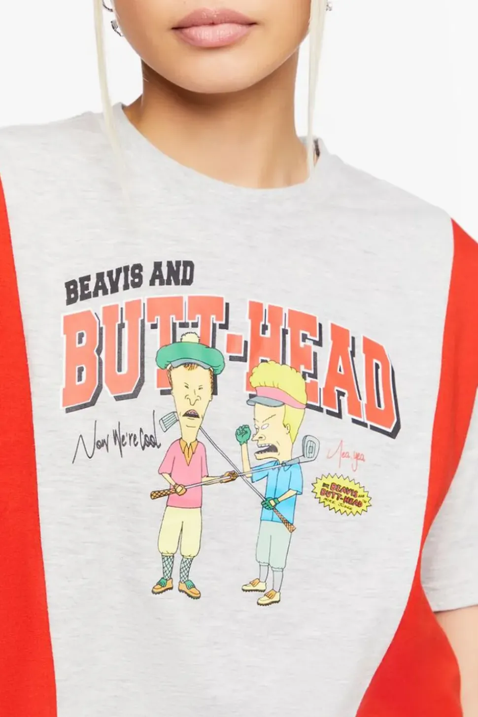 Beavis & Butt-Head Cropped Graphic Tee