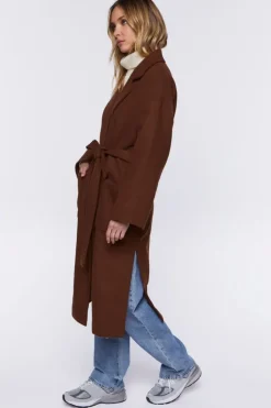 Belted Canvas Duster Coat