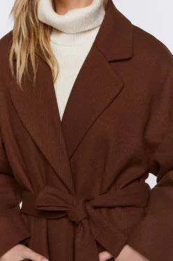 Belted Canvas Duster Coat