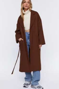 Belted Canvas Duster Coat